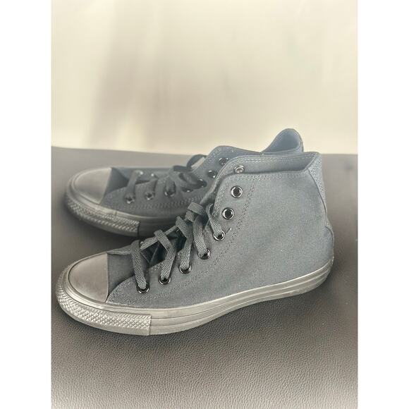 Converse All Star Monochrome Black High Tops Women’s 8 / Men's 6 - Picture 3 of 6